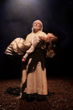 Photo of Lonnie Polson as King Lear in BJU&#039;s Classic Players 2005 production