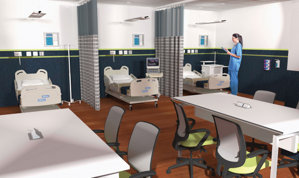 Artist rendering of health science lab