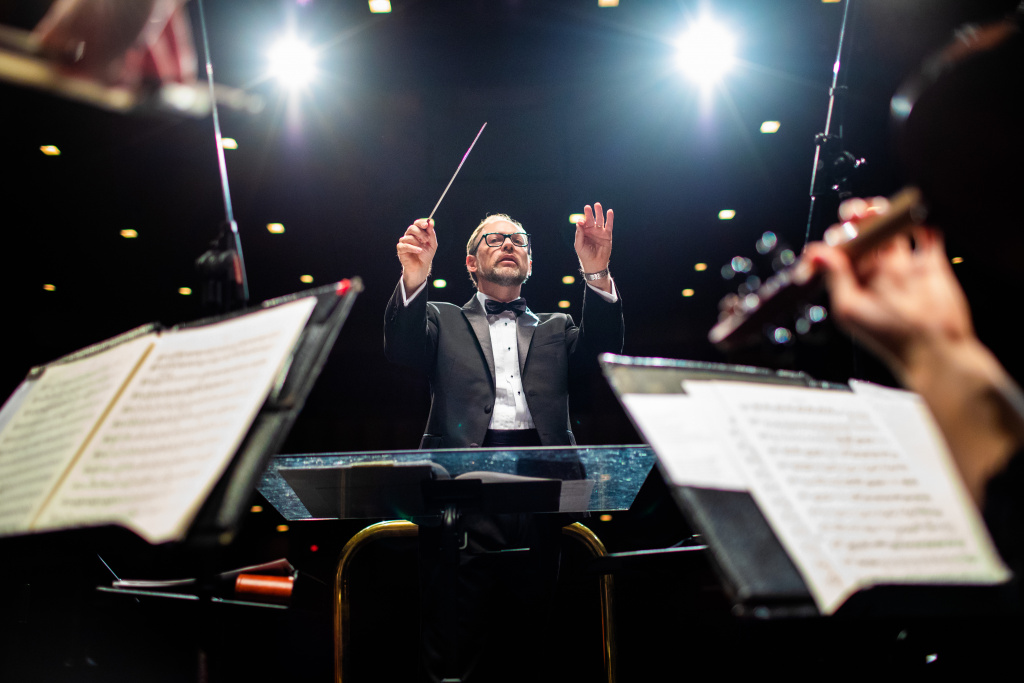 Symphonic Hollywood performance by the Bob Jones University Symphony Orchestra for the Concert, Opera, and Drama Series, Oct. 25, 2018. (BJU Marketing/Derek Eckenroth)