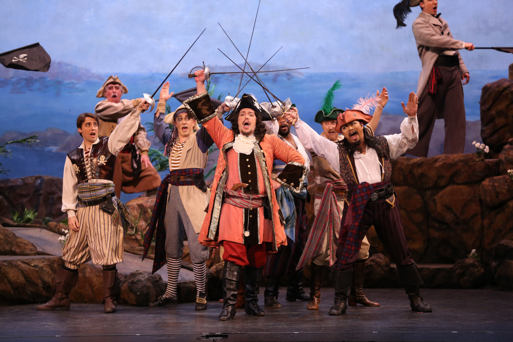 Press photo of the New York Gilbert & Sullivan Players' production of 
