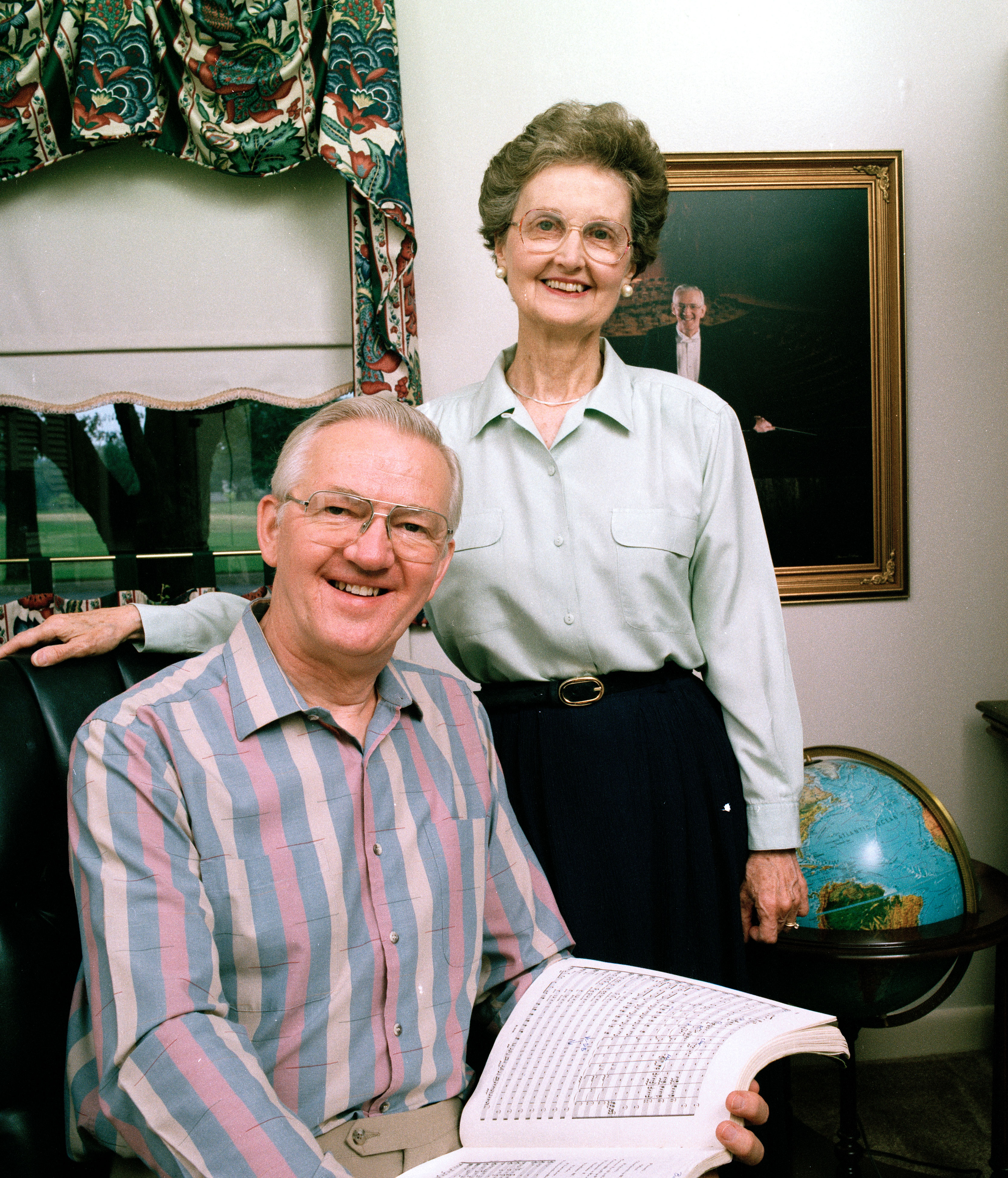 Dr. Gus and his wife Gwen, 1997