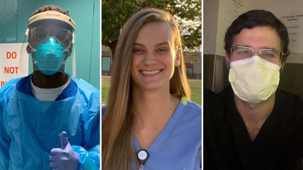 Three BJU Bruins serving in health care during COVID-19 crisis