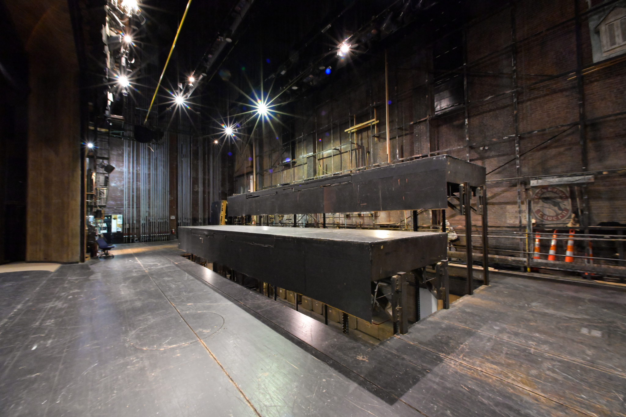 Stage lifts can be used to raise or lower performers, sets or props during a performance (Photo by Derek Eckenroth)