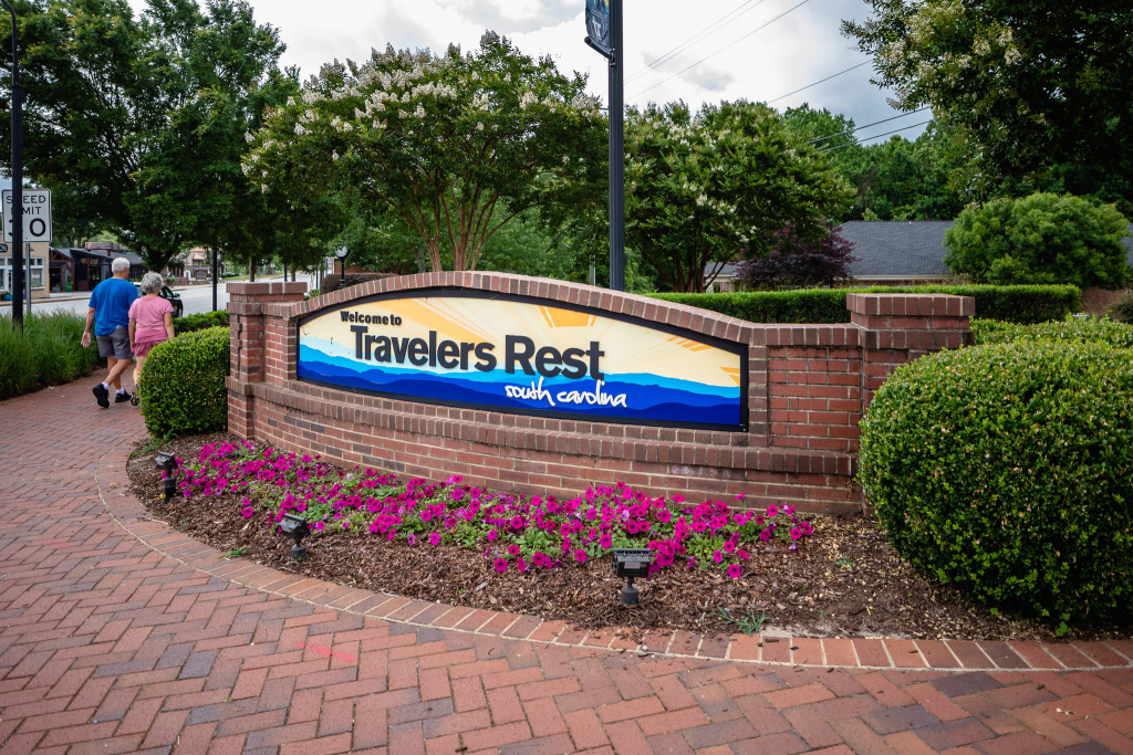 Photo of Welcome to Travelers Rest, S.C. sign