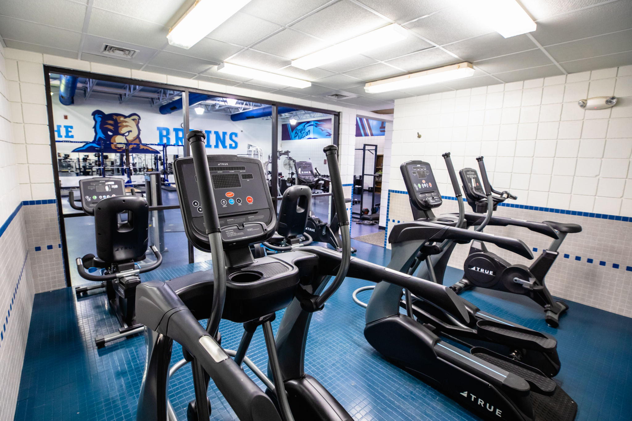 Interior of the Fremont Fitness Center, 2019