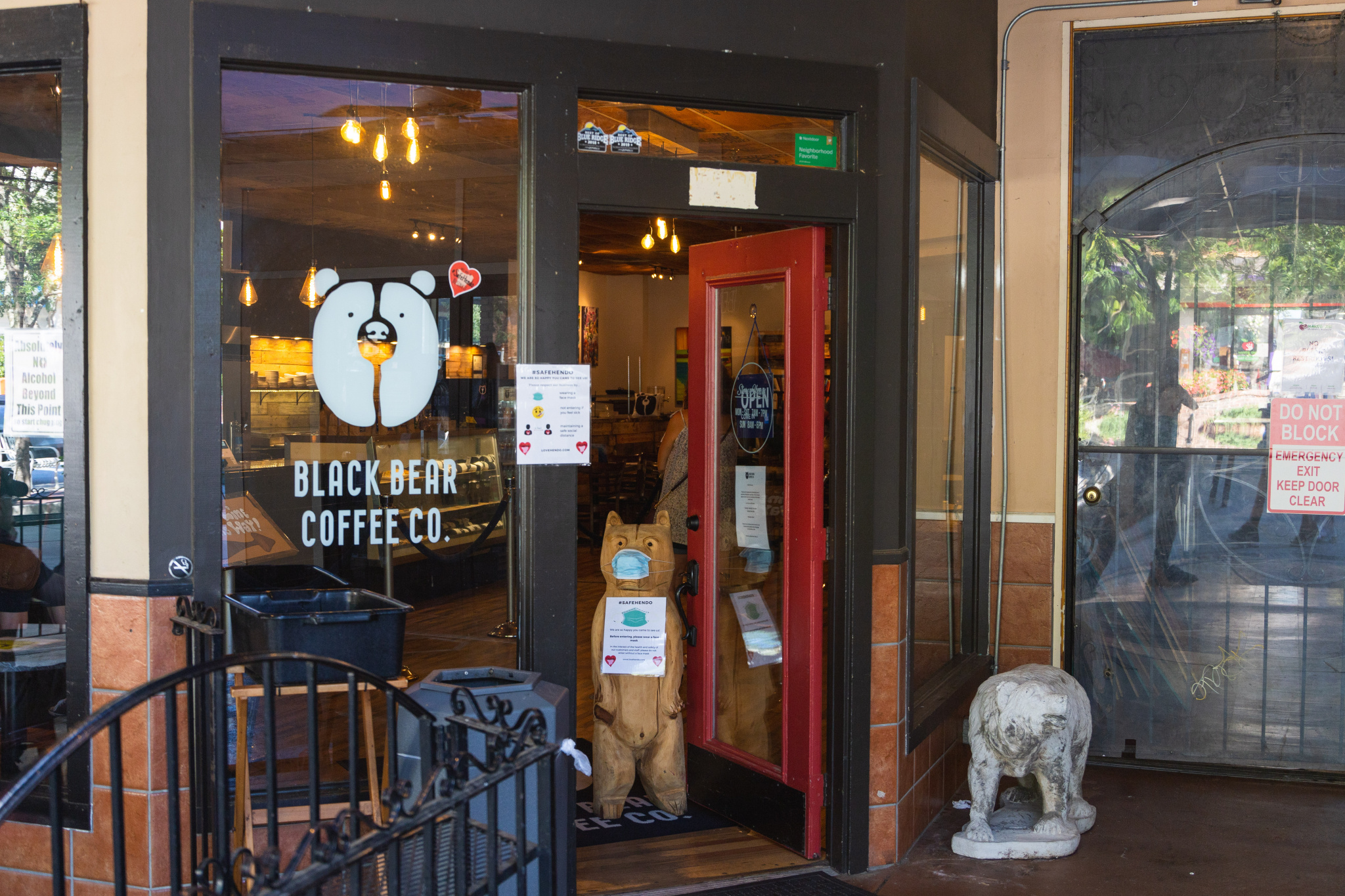 Black Bear Coffee Co. in Hendersonville, N.C. (Photo by Bradley Allweil)