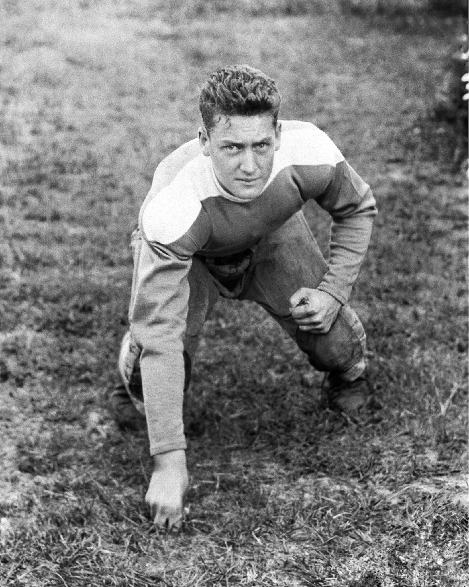 Scan of Photo of R K Johnson (Lefty) - football player in FL - 1930