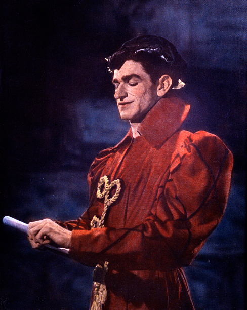 Ed Panosian in the BJU Classic Players production of Henry IV, 1956