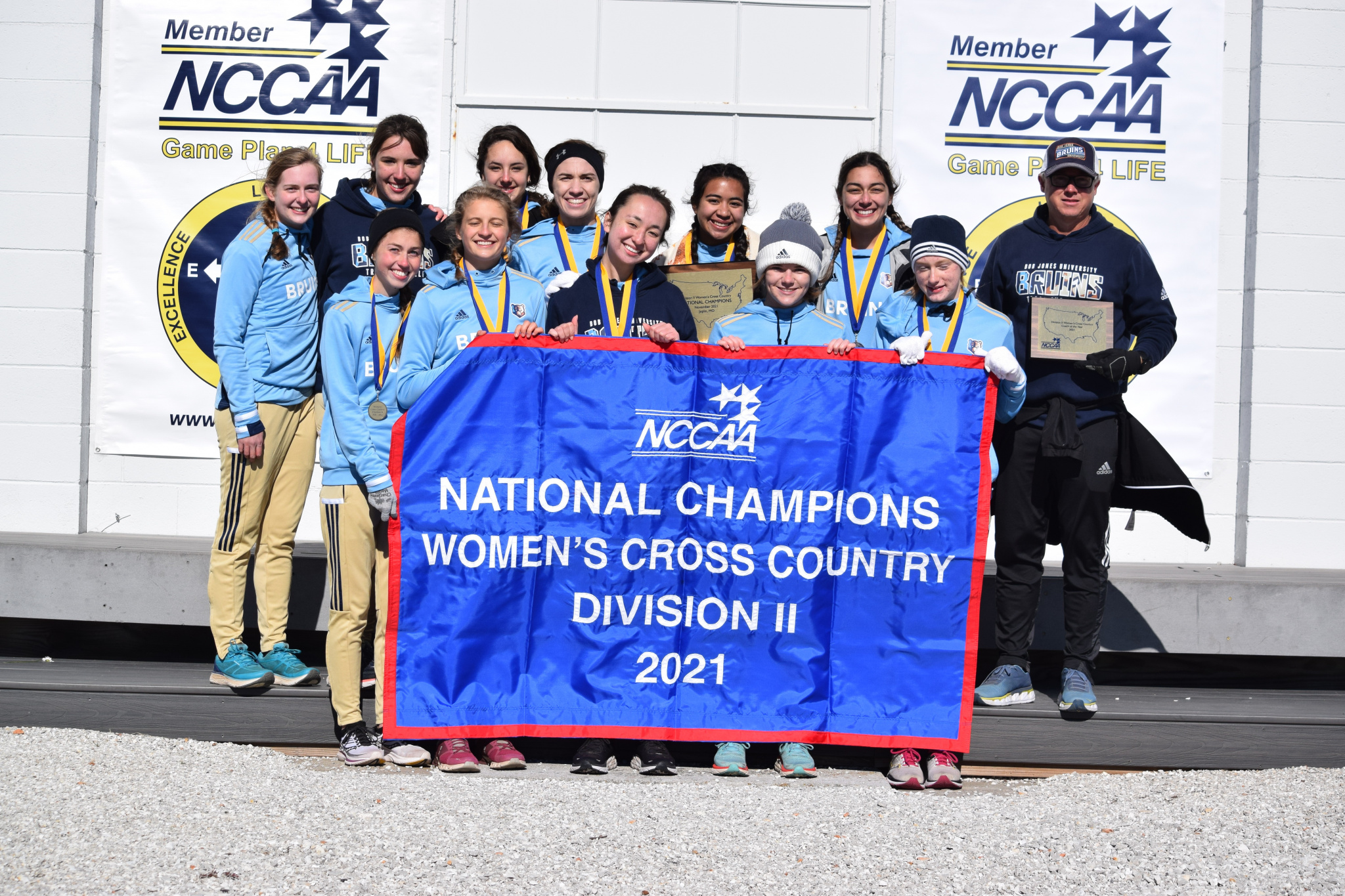 BJU Bruins women's national championship cross country team